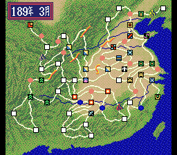 Sangokushi III (Japan) In game screenshot